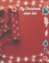 &quot;Digital Planner Template - PSD &amp; PDF Format - Ideal for Christmas Wishl... - £1.19 GBP