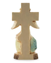 NAPCO 12&quot; Holy Family Angel with Cross Figurine - Resin Figurine - $34.99