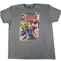 Marvel Avengers Comic Book Mashup Mens Vintage T-Shirt - £10.05 GBP