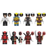 Deadpool &amp; Wolverine Deadpool variant Wolverine variant 8pcs Minifigures... - $26.65 CAD