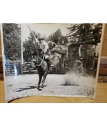 Hall of Famer Cowboy Gus Bartley &amp; Northwestern DeVere Helfrich 8X10 Rod... - $174.29