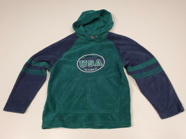 Vintage USA Olympics JC Penny Hooded Pullover Sweatshirt Size Youth Med 10-12 - £19.65 GBP