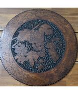 Vintage Grapes On Vines Wooden Round Hanging Wall Decor 16&quot; - €35,94 EUR