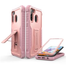For Samsung Galaxy A21 Case, Rubber Shockproof Full-Body Cover Case Built-In S - £26.34 GBP
