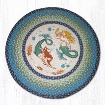 Earth Rugs RP-386 Mermaids Round Patch 27&quot; x 27&quot; - £39.56 GBP