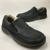 Dr. Martens 11 US 45EU Lennon Black Pebbled Leather Loafers Slip On Shoes 11198 - $53.41