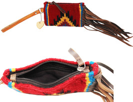 Women&#39;s Western Handwoven Wool Rodeo Cowgirl Fashion Wristlet Wallet 103A09 - $49.49