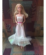 Vintage 1983 CRYSTAL BARBIE Mattel Superstar Era Original Gown ,ring - $64.99 CAD