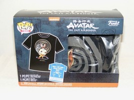 Nip 2022 Funko Pop Tees Avatar The Last Airbender Sz Large Black Tee Shirt - £11.84 GBP