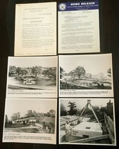 1964 John F Kennedy Grave Design Photos Press Releases Arlington Natl Cemetery - £479.51 GBP