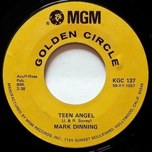 Mark Dinning Teen Angel / Bye Now Baby [7&quot; 45 rpm Single 1959 ] MGM KGC 137 - £3.57 GBP