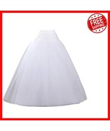 Comfortable 4-Layer Adjustable Crinoline Petticoat for Wedding Gowns &amp; D... - $779.75 MXN