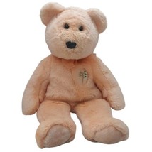 Vtg 2001 Ty Dearest Beanie Baby Buddy  Bear Plush Stuff Animal Peach Approx 14&quot; - £7.46 GBP