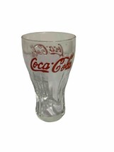Coca Cola Original Retro Vintage Glass Red Embossed Logo .Promo - £7.17 GBP