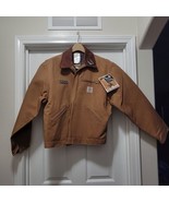 New Carhartt 6BLJ Union Made Detroit Blanket Jacket USA J01 BRN Men&#39;s 48 - $293.83