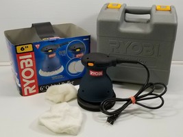 V) Ryobi RB60K 6&quot; Orbital Buffer with Case and Bonnets 120V Corded Elect... - $49.49