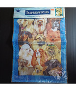 Impressions Dog Breeds Collage Flag 12.5&quot; x 18&quot; Brand New - $131.94 MXN