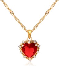 Crystal Love Heart Necklace - £25.94 GBP
