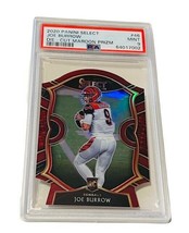 Joe Burrow Rookie RC 2020 Panini Select Die Cut Maroon Red Prizm PSA 9 Bengals - £3,440.42 GBP