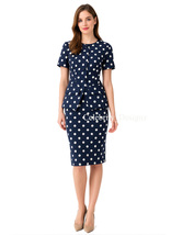 Celeb Style Amal Clooney Inspired Amal Clooney Inspired Polka Dot Peplum... - $119.99