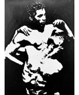 Sensual Dance nude naked men. acrylic painting - $125.00