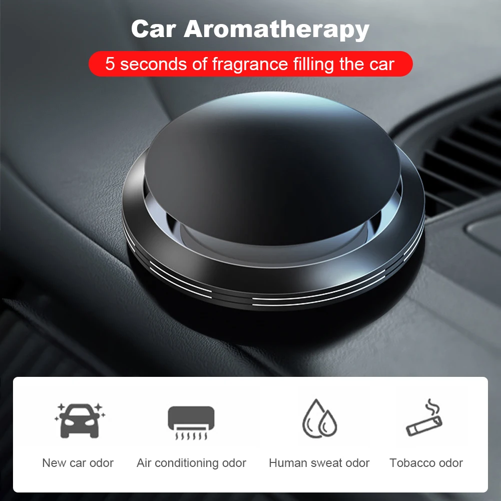 Car Air Freshener Vehicle Microwave Molecular Deicing Instrument Essential Oil - $13.41+