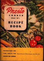 Vintage 1947 Presto Cooker Recipe Book - Pressure cooker Model 60. - £20.11 GBP