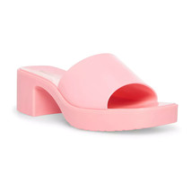 Madden Girl Women&#39;s Palacee Jelly Block Heel Sandal Pink size 7 - New in... - $27.38