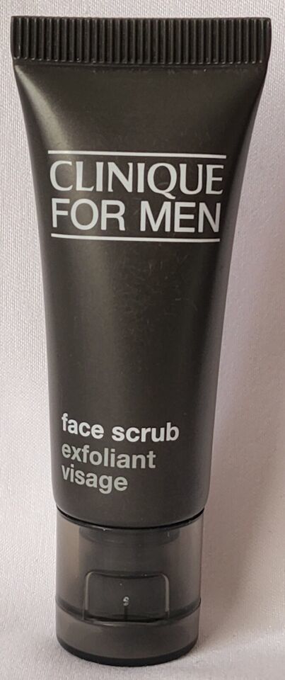 Clinique For Men FACE SCRUB Exfoliator Exfoliate Skin Travel Tube .5 oz/... - $9.89