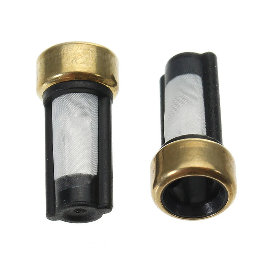 100 Pcs Fuel Injector Micro Basket Filter - Universal Type - £21.29 GBP