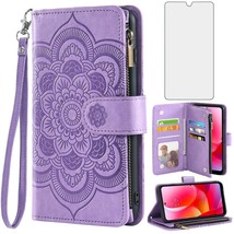 Compatible With Motorola Moto G Power 2022 5G/Motog Pure 2021 Wallet Case And Te - £25.06 GBP
