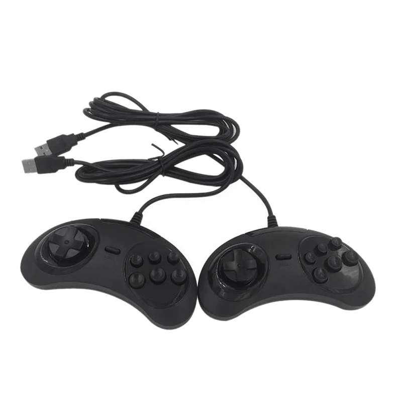 USB Gamepad Game Controller 6 Buttons for SEGA USB Gaming Joystick Holder for PC - £14.93 GBP