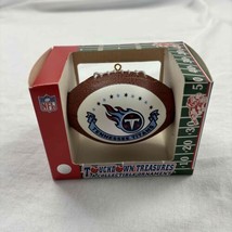 NWT Touchdown Treasures Ornaments Brown White NFL Tennessee Titans Colle... - £7.78 GBP