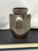 Ben Owen Studio Pottery apprentice Caleb Wyatt 2009 bud vase crock Signe... - £31.35 GBP