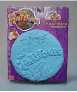 VTG The Flintstones Flying Rock 9&quot; Toy Frisbee Mattel 1993 Universal Stu... - $13.29