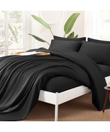 Cool 6Pc 100% Bamboo_ Full Size Bed Sheets Set 1800 Thread Count 16 Inch... - £74.23 GBP