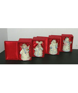Hope Collection Bell Ornaments SANTA, REINDEER, ANGEL, SNOWMAN Ceramic - £23.33 GBP