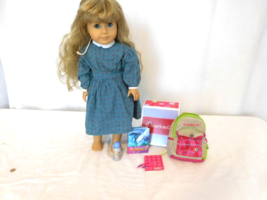 Pleasant Company American Girl Kirsten Doll Dressed + American Girl Doll Backpac - £58.10 GBP