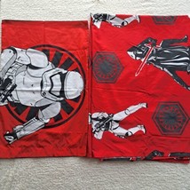 Star Wars VII Force Awakens Twin Flat Sheet &amp; 2 Sided Pillowcase Stormtrooper - $12.55