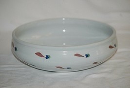 Old Vintage Ceramic Fruit Bowl Table Centerpiece w Abstract Designs Deco... - $39.59