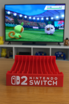 New Nintendo Switch 2 Videogame Case Holder Organizer Display Light Mari... - $52.47
