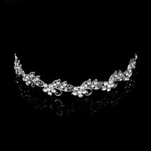 OMICE Hair Jewelry Rhinestones Crystal Women Girls Wedding Party Princess Tiara  - £11.94 GBP+