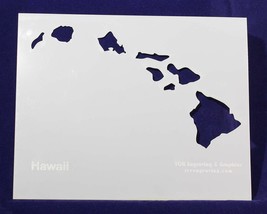 State of Hawaii Stencil -14 mil Mylar Painting/Crafts - £11.62 GBP