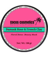 French pink clay facial mask | Damask Rose Detox face mask| Anti-Aging f... - $23.31 CAD