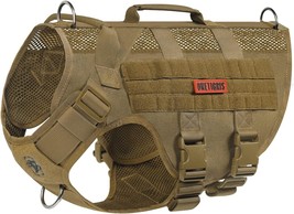 No Pull Tactical Dog Harness For Medium Dog, Aire Mesh Dog Vest Harness,... - $40.99