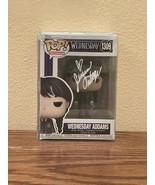 Funko Pop! Wednesday Addams #1309 Facsimile Laser Autographed (Box &amp; Pro... - $87.85