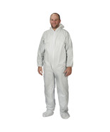 25 3XL Safety Zone DCWF Breathable Barrier Disposable Coveralls XXXL 1 case. - $24.99