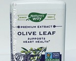 Nature&#39;s Way Premium Extract Olive Leaf 12% Oleuropein 60 caps 12/2025 F... - $17.88