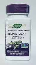 Nature&#39;s Way Premium Extract Olive Leaf 12% Oleuropein 60 caps 12/2025 F... - $17.88