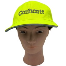 Carhartt baseball hat One Size Adult cap neon yellow Hard at work  - $24.75